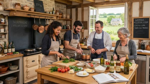 Comment organiser des vacances en location en Normandie avec des cours de cuisine et ateliers de peinture?