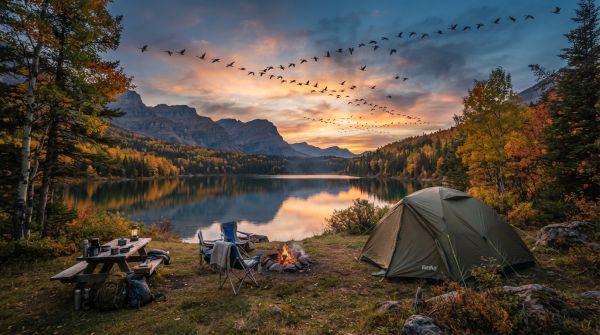 Comment organiser un camping pour observer les oiseaux migrateurs en automne?